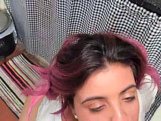 Quickie With My Wife's Friend Washing Dishes in Skirt Got Me Hard