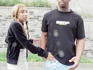 Horny Girl Walks Street Asking Cocks Part 2