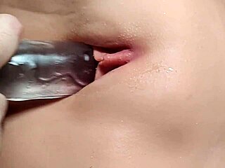 Bored n' just pickin at her big pussy