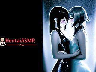 i'm so into these hentai lesbian kissing sounds