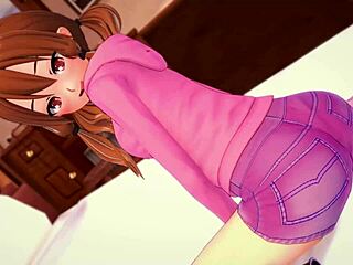 Little stepsister craves to bang in favorite hentai outfit.