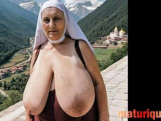 i can’t resist fucking these hot gilfs with huge saggy tits and nipples