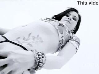 Deborah lapiedra enjoys big black cock in double penetration.