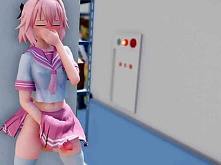 Astolfo Cumming Hard with Monster Cock Action, Wow!