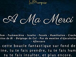 A ma merci - french dirty talk joi femdom audio asmr