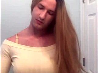 I'm transforming into a sexy ladyboy through feminization