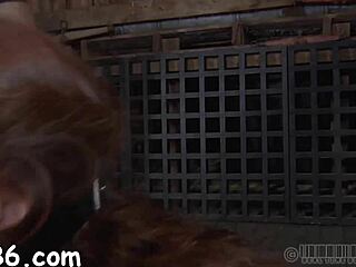 hot chick breaking down from rough hardcore punishment