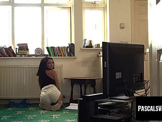 Teen Subslut Rina Ellis SPANKED and FUCKED HARD by Dominant Pascal White