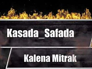 Kalena Mitrak Fantasizes About Double Play with Toy and Real Action