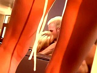 Slutty Blonde Milf Fucks Hard in Sexy High Heels.