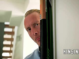 Step Daughter in Black Swim Suit with DILF