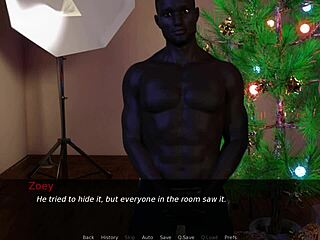 Zoeys Christmas Gift Unwraps Big Black Cock