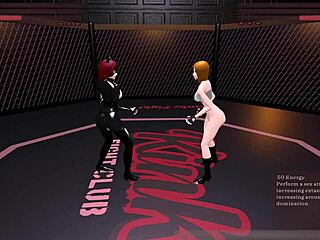 Kinky sex fight erupts in rough match with wild domination