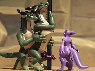 Gay Furry Kobold Party Erupts in Wild Action!