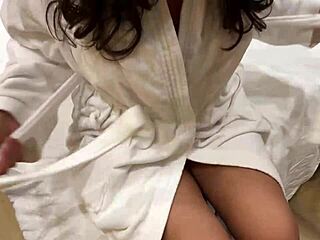 Don't Cum Inside Me! Passionate Bedroom Sex with My Stunning Wife in Heels! 😘