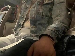 I Show My Cock on Public Bus, She Touches It