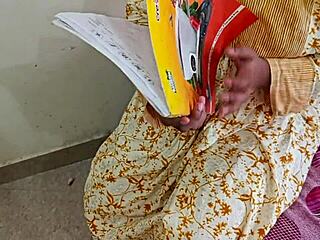 Wow, check this hot 18+ Desi Muslim teen getting pounded doggy style during coaching with clear Hindi audio!