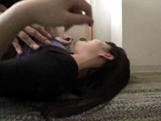 Energetic Japanese Girl Fucked Hard In Hotel Room During Diet