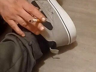 Friend Enjoys Trashing My Sneakers With Fun