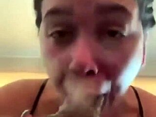 Sloppy HEAD action, homemade vid with big ass and MONSTER COCK amateur