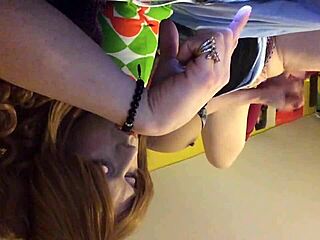 Solo trans babe moans loud while stroking on Dickgirls XYZ.