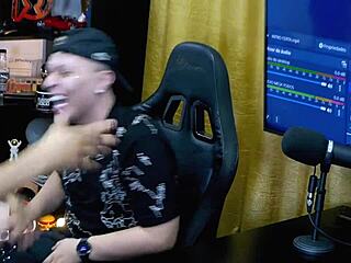 Belinha Baracho Grabbed The Host, Kissed Him Good, And Even Touched His Dick - What A Tease!