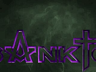 sanktor - submissive slut gags on long dildo in extreme deepthroat