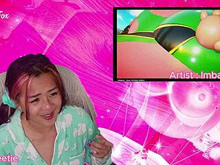 anime babes inflating, exotiqfox goonin with solo hentai reaction