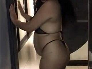 Hey, check out Amira, Venezuelan teen, showing her tits and ass in public?