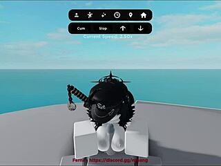 Emo slut gets fucked hard in roblox condo with big ass and tits