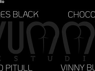 yummy estudio brings back big butt latina daniela ortiz for intense interracial dap with four big cocks