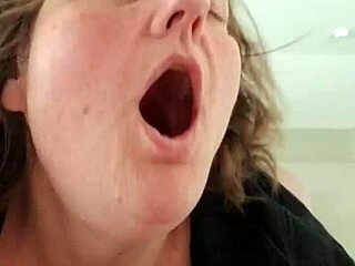 lil whore watches daddy pound her with fat black cock 😈