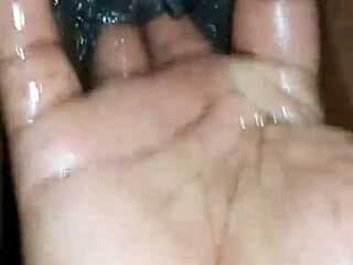 Oiled Skinny Black Tall Melina Takes Monster Cock In Ass Hard