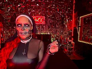 sinister nun giving joi in hell, wanna join? 😈