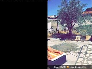 have you seen this milf flashing her nude body and having dirty sex in public?