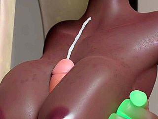 Marina engages in a titty fuck with subtle suggestiveness