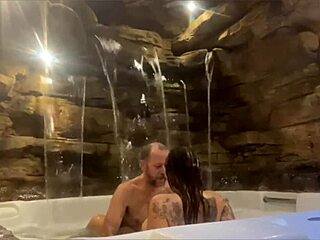 The couple enjoys their honeymoon at the hotel, with the wife riding passionately