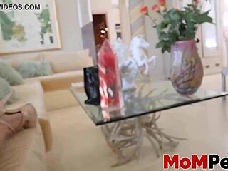 Busty Hottie Christiana Cinn Worshiping Stepson's Big Cock