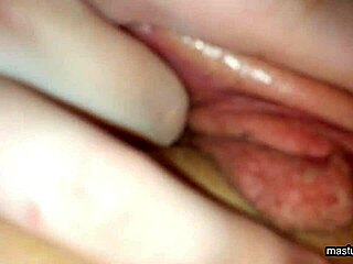 diana 19 fingers her tight pussy right in front of stepbrother.