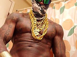 worshipping that huge hairy black cock with hallelujah johnson