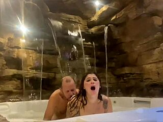 The couple enjoys their honeymoon at the hotel, with the wife riding passionately