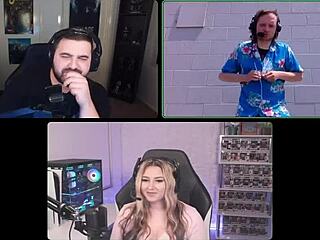 Gamer Girl Dates Michael on Live Air