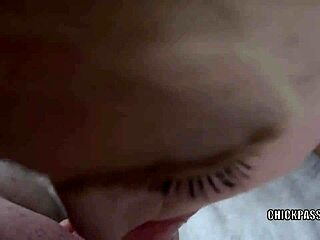 Petite Milf Jolene Takes Big Jizz Load in Mouth with Facial Cumshot