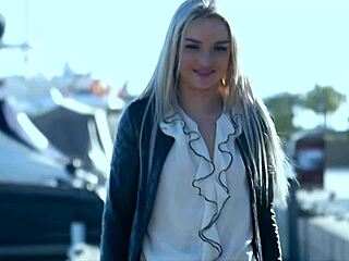 Nathalie, a beautiful blonde, enjoys ANAL pleasure