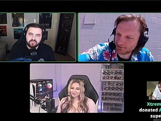 Gamer Girl Dates Michael on Live Air