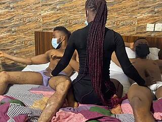 Amateur Threesome With Guest Guy In Missionary