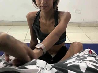 Stepsister Pays Silence With Blowjob And Hard Fuck