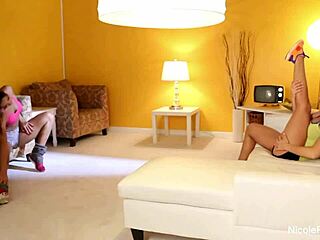 Nicole aniston passionately fucks a hot brunette with oral and pussy play