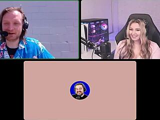 Gamer Girl Dates Michael on Live Air