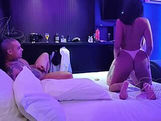 We brought friends to the motel for a couple swap all night.